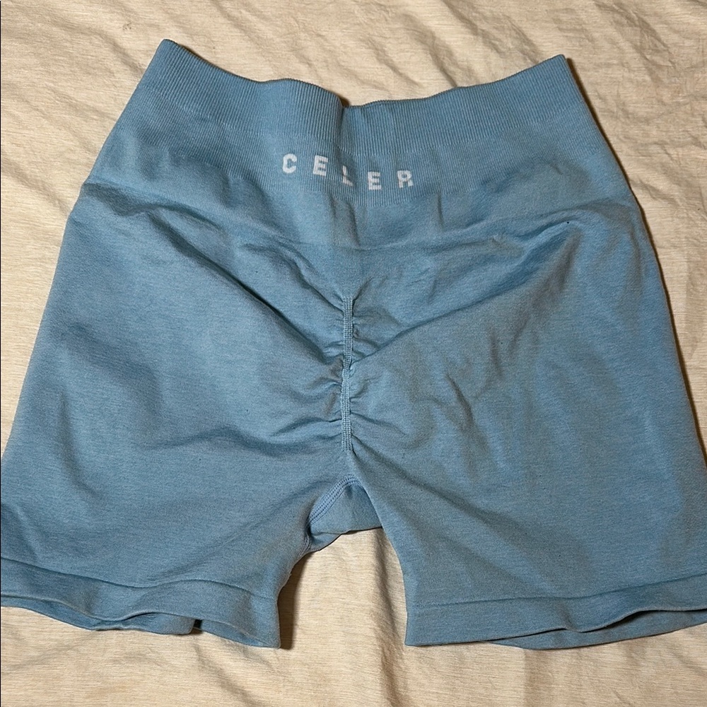 Women's Blue Bike Shorts
